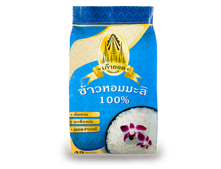 ข้าวขาวหอมมะลิแท้ 100 % 